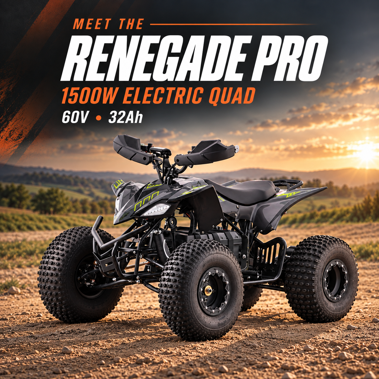 Renegade Pro 1500W Electric Quad Bike